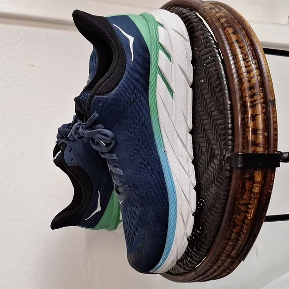 Hoka Clifton 7 Men's Blue / Green Running Shoes Size 11.5