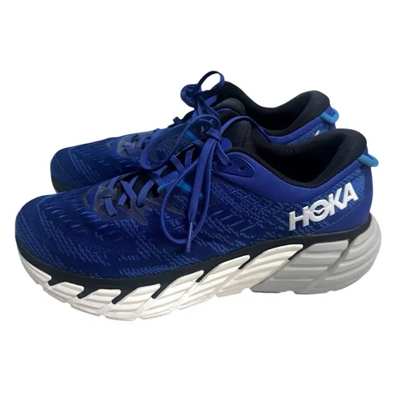 Hoka Gaviota 4 Blue Athletic Running Shoes Men’s 10D