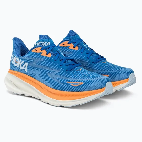 HOKA® M Clifton 9 Men’s Running Shoes in Coastal Sky All Aboard Size 10.5D