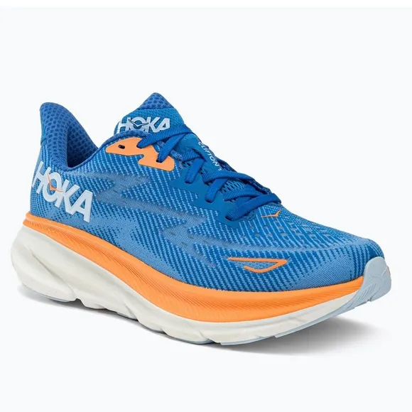 HOKA® M Clifton 9 Men’s Running Shoes in Coastal Sky All Aboard Size 10.5D