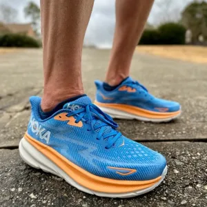 HOKA® M Clifton 9 Men’s Running Shoes in Coastal Sky All Aboard Size 10.5D
