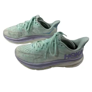 Hoka One Clifton 9 Sunlit Ocean Lilac MistWomens Sz7 Wide Running