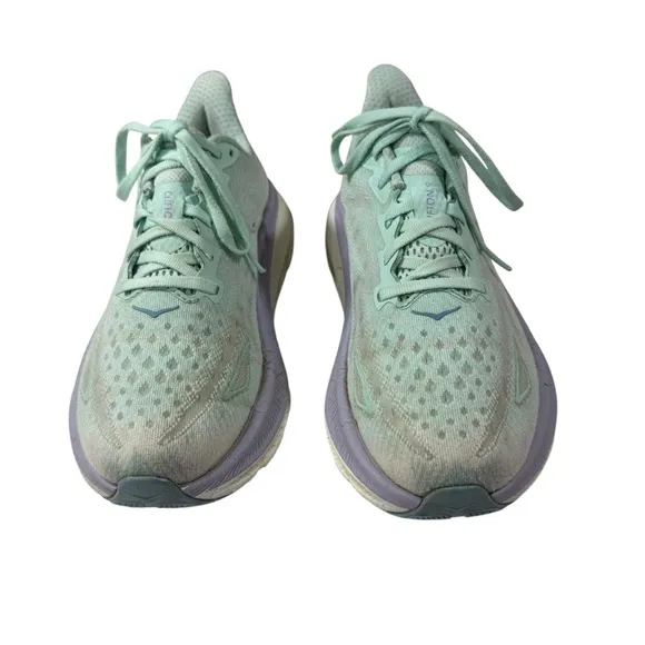 Hoka One Clifton 9 Sunlit Ocean Lilac MistWomens Sz7 Wide Running