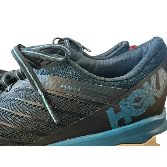 Hoka One One Arahi 4, Size 9 2E, Blue and Orange
