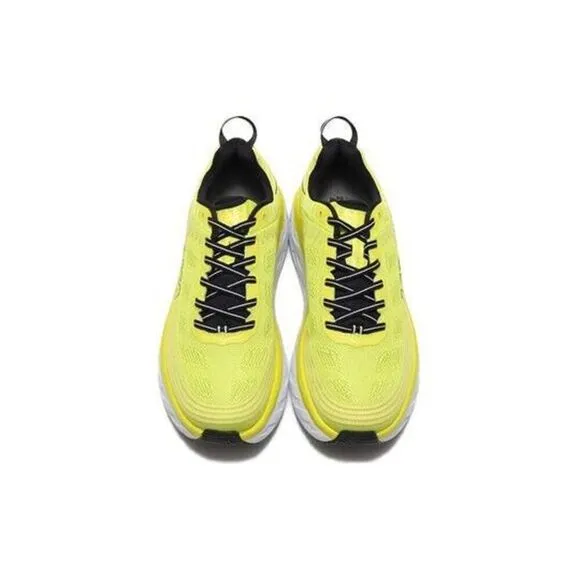 Hoka One One Bondi 6 1019269/CATH Sneaker Men Yellow Low Top Running Shoes EFAS8