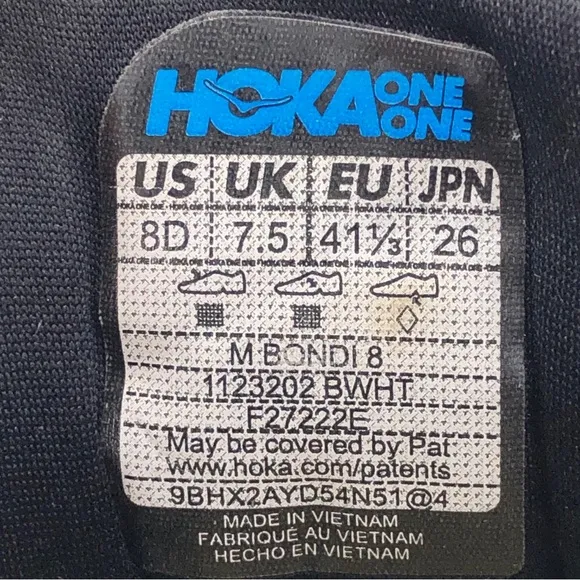Hoka One One Bondi 8 Road Running Shoes 8 D