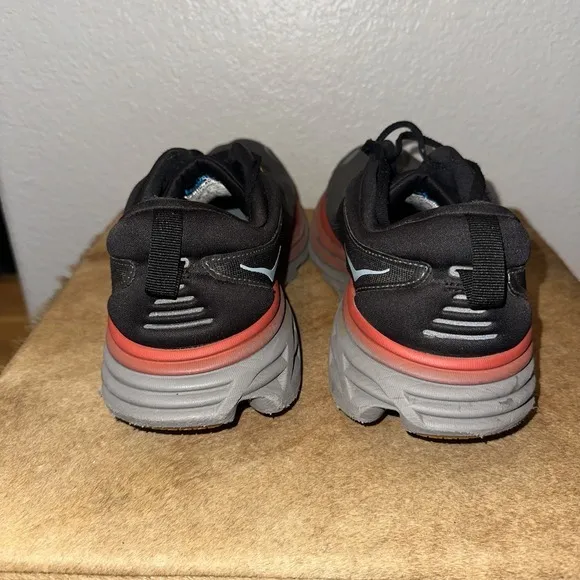 Hoka One One Bondi 8 Wide Men's Size‎ 12 D Shoes Anthracite Castlerock 1127953