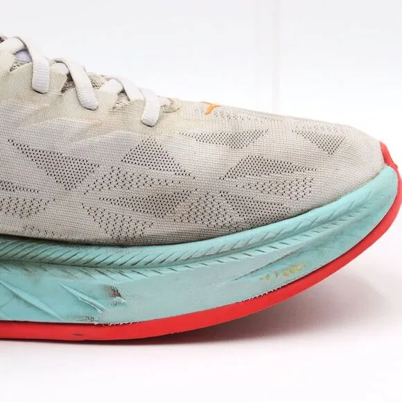 Hoka One One Carbon X 2 Mens 13D US‎ White Running Shoes Sneakers 1113526 WBOR