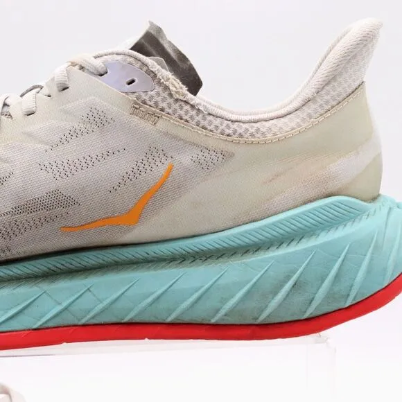 Hoka One One Carbon X 2 Mens 13D US‎ White Running Shoes Sneakers 1113526 WBOR