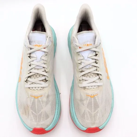 Hoka One One Carbon X 2 Mens 13D US‎ White Running Shoes Sneakers 1113526 WBOR