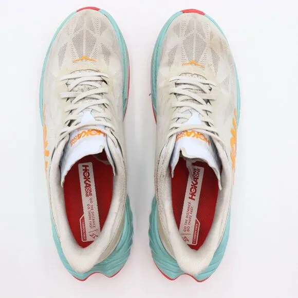 Hoka One One Carbon X 2 Mens 13D US‎ White Running Shoes Sneakers 1113526 WBOR