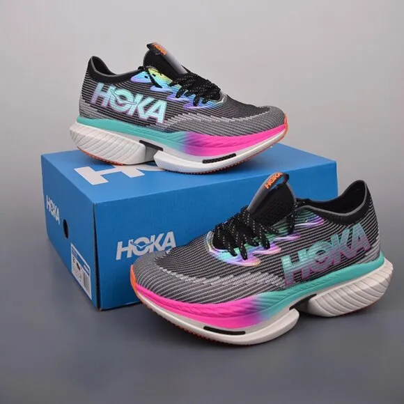 Hoka One One Cielo X1 Shock Absorbing Running Shoes Gray