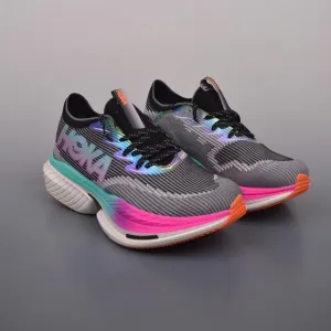 Hoka One One Cielo X1 Shock Absorbing Running Shoes Gray