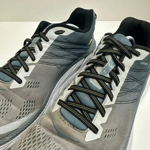 Hoka One One Clifton 6 Road Running Shoes Gray / Blue Gradient Men's Size 14