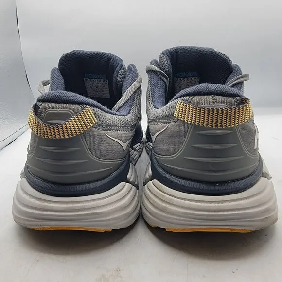 Hoka One One Gaviota 3 Mens 10.5 D Charcoal Gray Ombre Blue Running Shoes