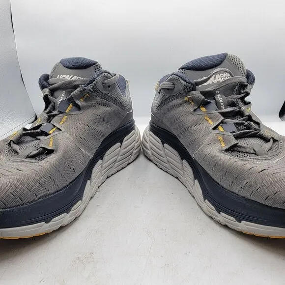 Hoka One One Gaviota 3 Mens 10.5 D Charcoal Gray Ombre Blue Running Shoes