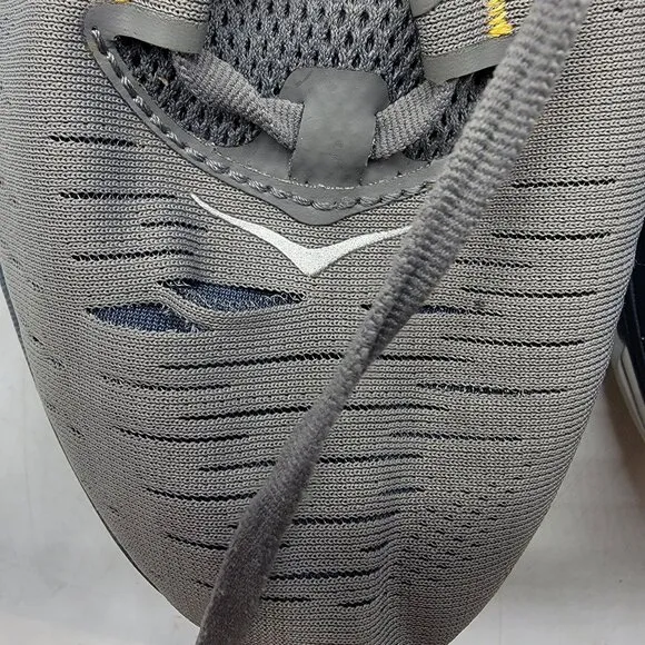 Hoka One One Gaviota 3 Mens 10.5 D Charcoal Gray Ombre Blue Running Shoes