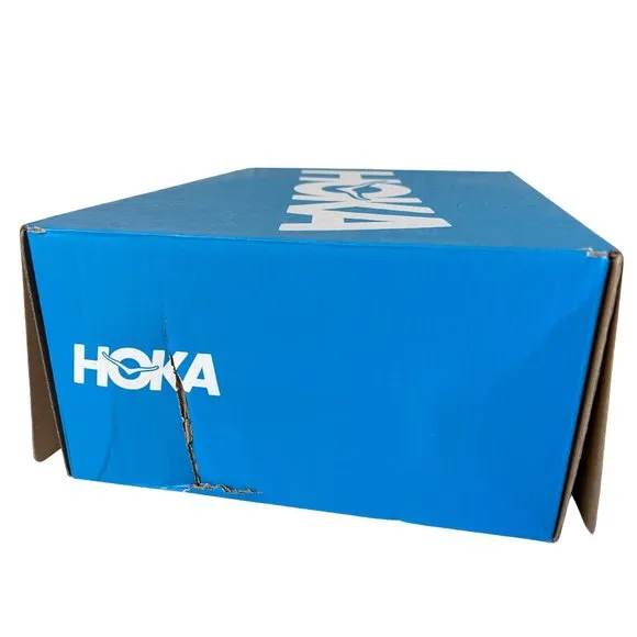 Hoka One One M Bondi 7 Blue/Grey Lace Up Running Shoes - Men's 11.5 MINT! in Box