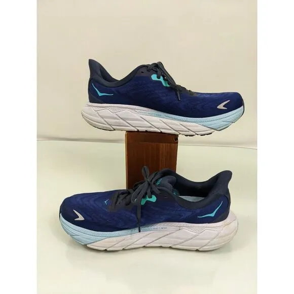 Hoka‎ One One Mens Arahi 6 Running Shoes 1123194 Blue Size 9.5D.