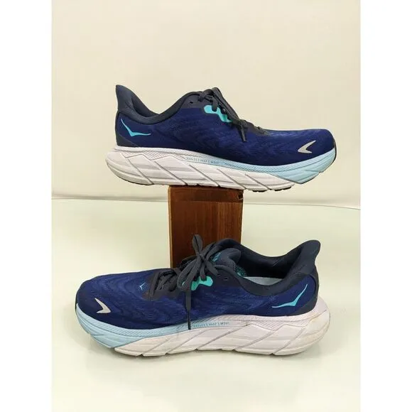 Hoka‎ One One Mens Arahi 6 Running Shoes 1123194 Blue Size 9.5D.