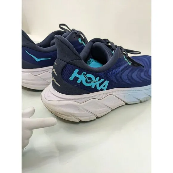 Hoka‎ One One Mens Arahi 6 Running Shoes 1123194 Blue Size 9.5D.