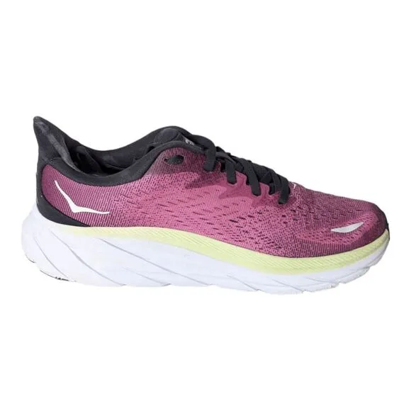 HOKA ONE ONE Clifton 8 'Ibis Rose Pink Green' Running Shoes Size 9.5B