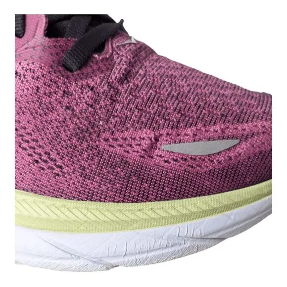 HOKA ONE ONE Clifton 8 'Ibis Rose Pink Green' Running Shoes Size 9.5B