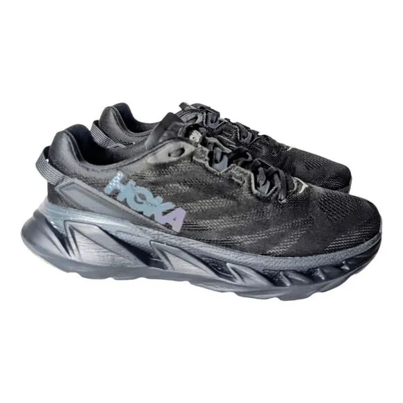 HOKA ONE ONE Elevon 2 &quot;Black Dark Shadow&quot; Running Shoes Size 10