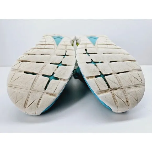 Hoka Women 10 Comfort Shoe, no major rips, details in picture, blue color