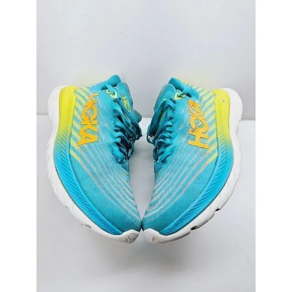 Hoka Women 10 Comfort Shoe, no major rips, details in picture, blue color