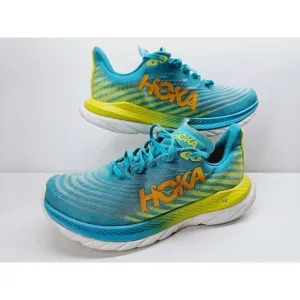 Hoka Women 10 Comfort Shoe, no major rips, details in picture, blue color