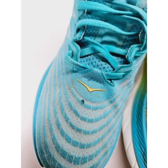 Hoka Women 10 Comfort Shoe, no major rips, details in picture, blue color