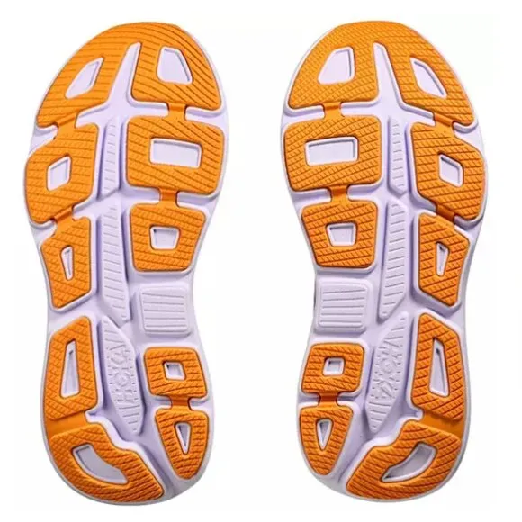 HOKA Women's Bondi 9 Running Shoes Purple/Orange
