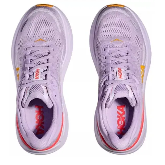 HOKA Women's Bondi 9 Running Shoes Purple/Orange