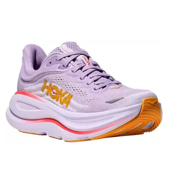 HOKA Women's Bondi 9 Running Shoes Purple/Orange