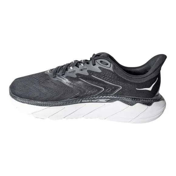 HOKA ONE ONE Arahi 5 &quot;Black/White&quot; Running Shoes Size 9D