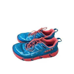 Hoka One One Womens Blue Colar Challenger Atr Running Sneaker Shoes Size 8.5