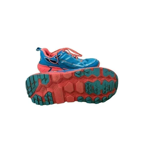 Hoka One One Womens Blue Colar Challenger Atr Running Sneaker Shoes Size 8.5