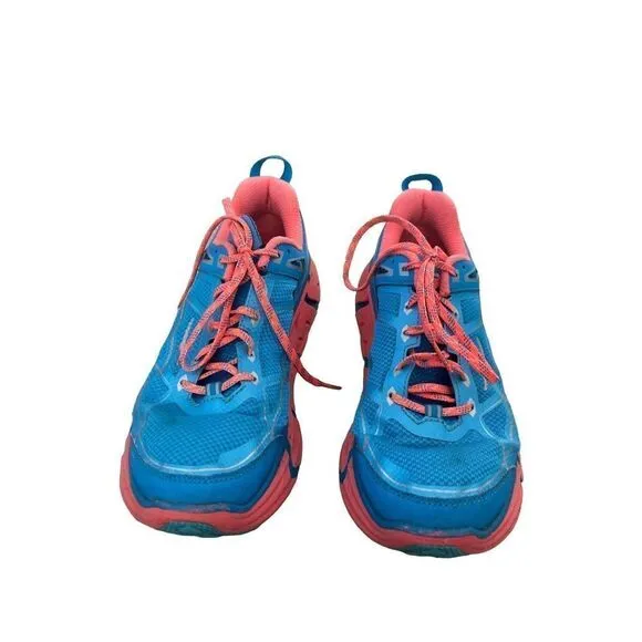 Hoka One One Womens Blue Colar Challenger Atr Running Sneaker Shoes Size 8.5