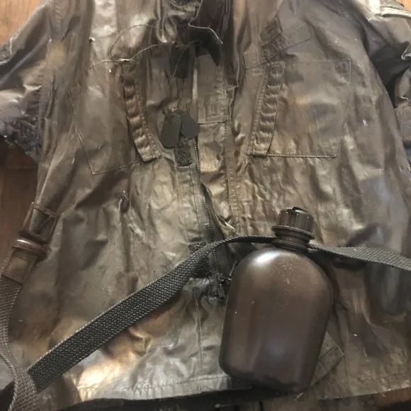 Homemade soldier statue costume