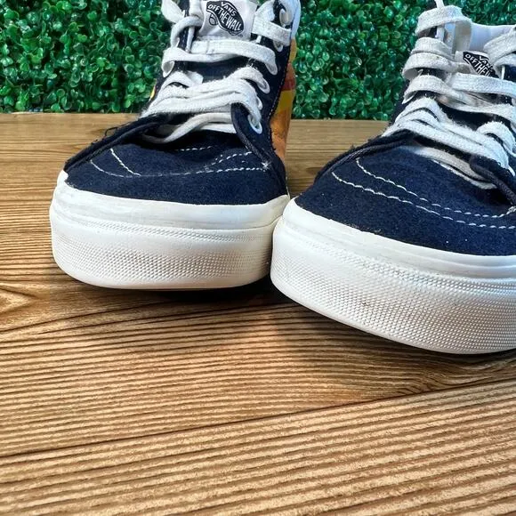Houston Astros Vans Off The Wall Shoes Sk8-Mid MLB Sz Men's 10 Women's 11.5 Rare