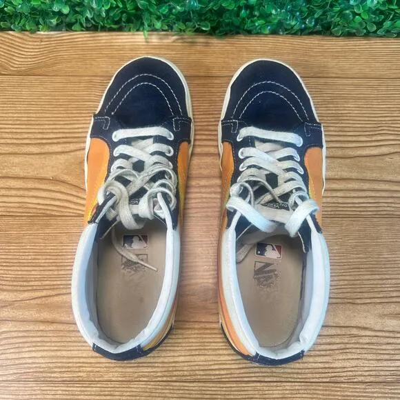 Houston Astros Vans Off The Wall Shoes Sk8-Mid MLB Sz Men's 10 Women's 11.5 Rare