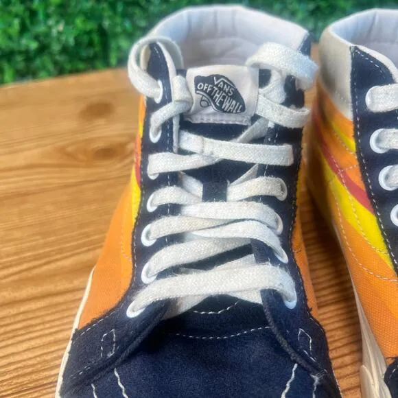 Houston Astros Vans Off The Wall Shoes Sk8-Mid MLB Sz Men's 10 Women's 11.5 Rare