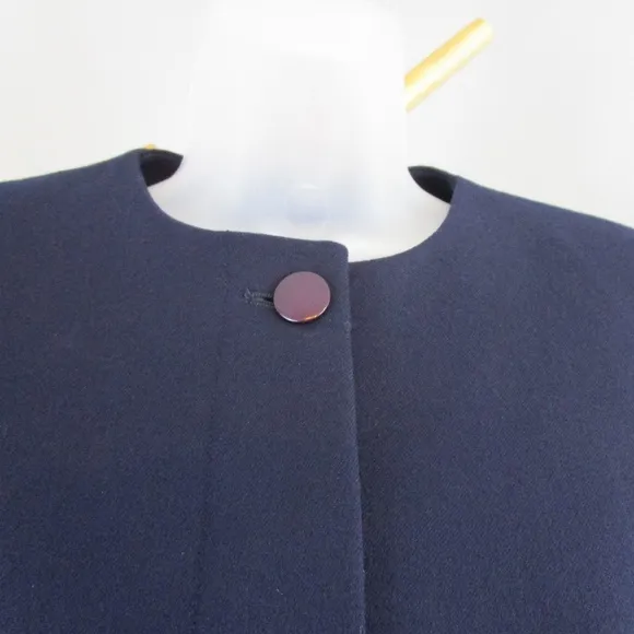 🎆HP🎆Rare Vintage 80's Navy Wool Skirt Suit.