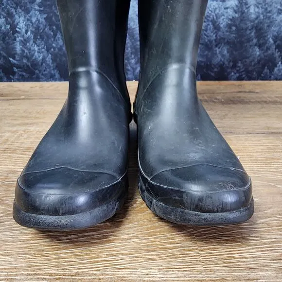 Hunter Original Huntress Waterproof Tall Black Rain Boots | US 5M/6F
