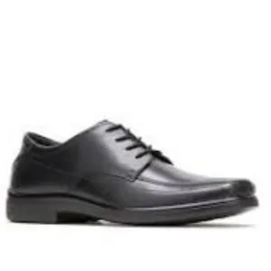 HUSH PUPPIES size 13 WIDE mens leather waterproof casual dress shoes black lace