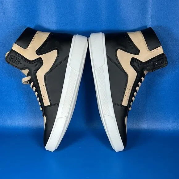 INC International Concepts Men's Keanu High Top Sneakers - Black/Tan - 10 New