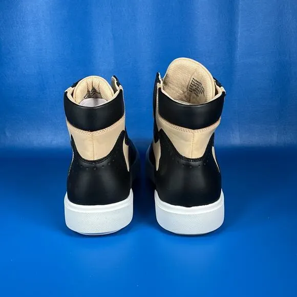 INC International Concepts Men's Keanu High Top Sneakers - Black/Tan - 10 New