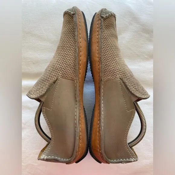 J. Shoes Tumble 2 Gray Slip On Casual Elastic Sides Men Shoes Size US 7