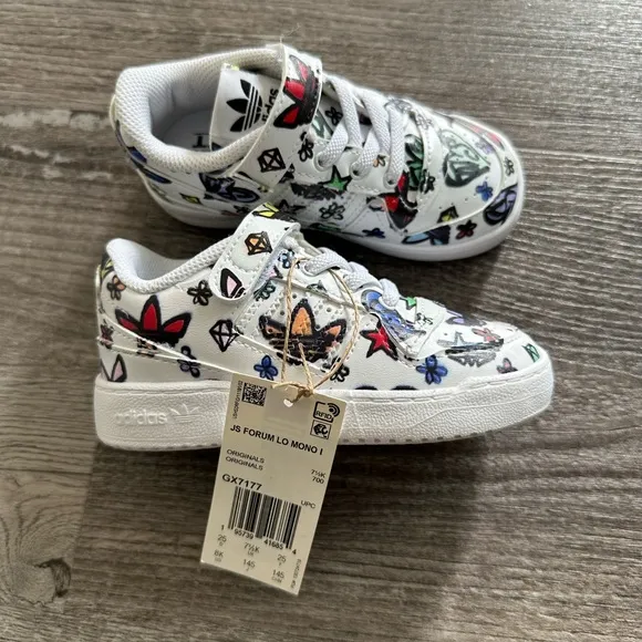 Jeremy Scott Forum 84 low mono adidas toddler shoes
